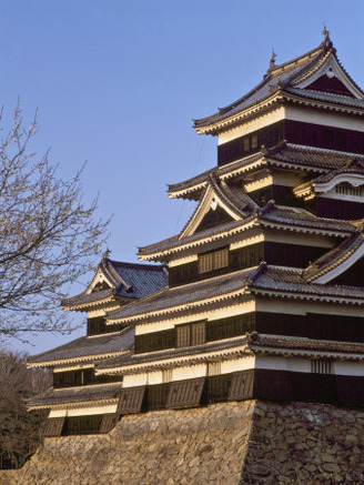 Matsumoto Castle, One of Only Three Remaining Original Wooden Castles, Nagano-Ken, Japan